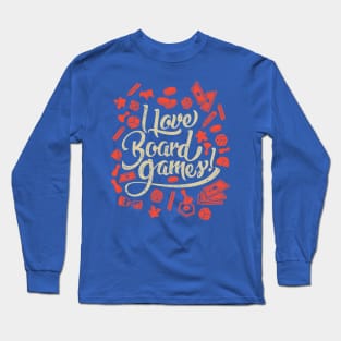 I Love Board Games 3 Long Sleeve T-Shirt